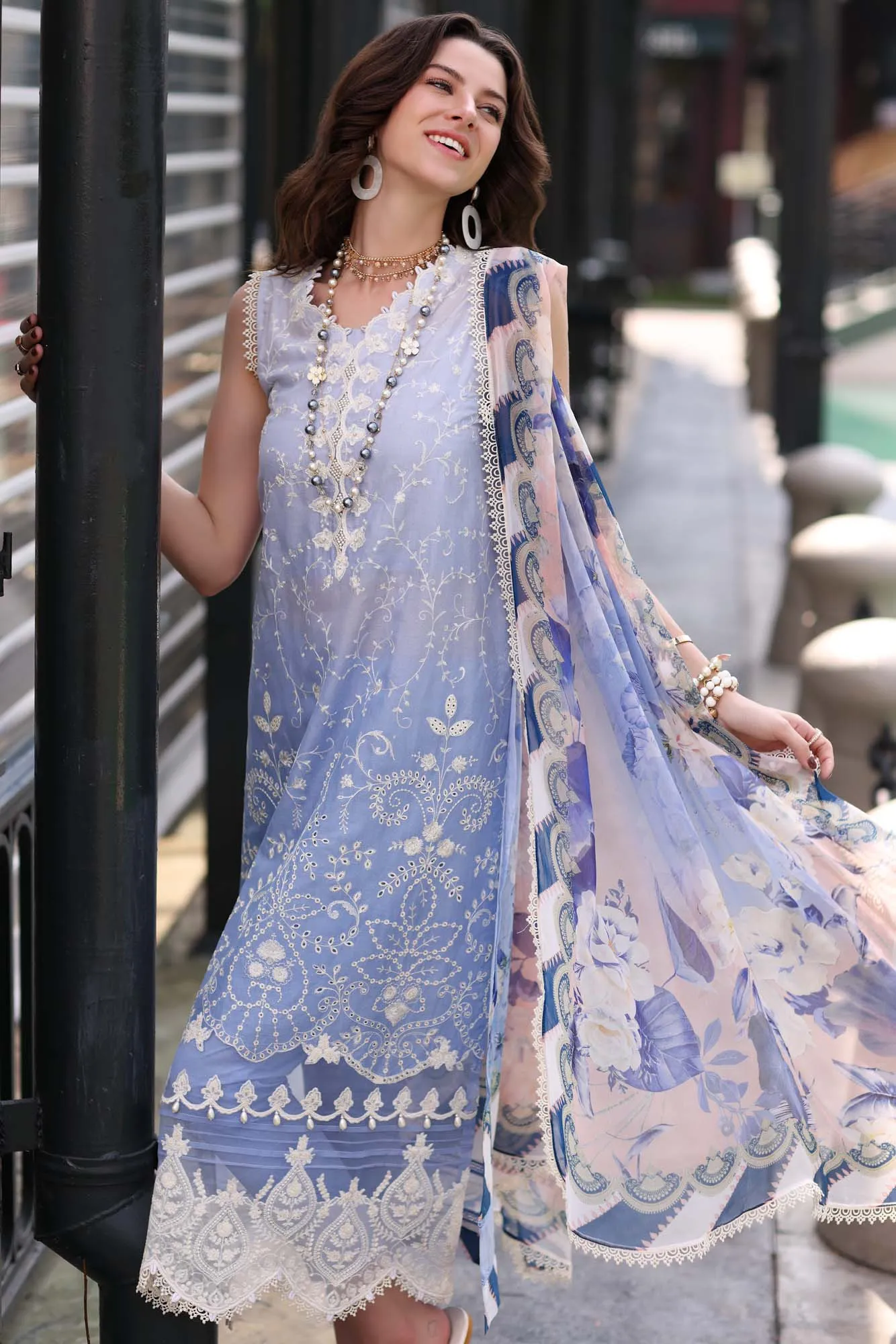 Noor by Saadia Asad Luxe PrintKari Lawn Collection – D1-A