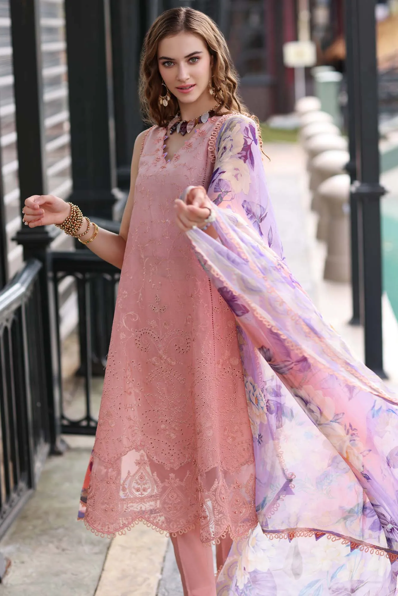 Noor by Saadia Asad Luxe PrintKari Lawn Collection – D1-B