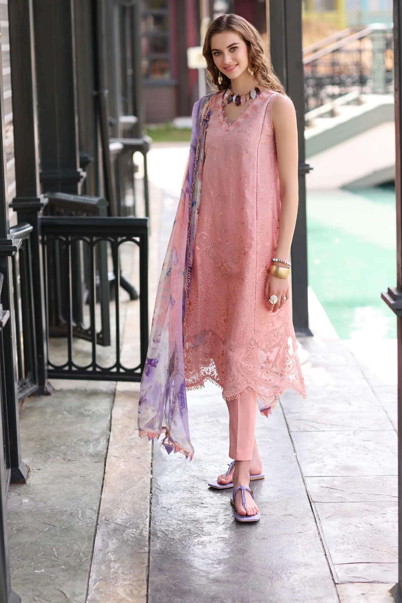 Noor by Saadia Asad Luxe PrintKari Lawn Collection – D1-B