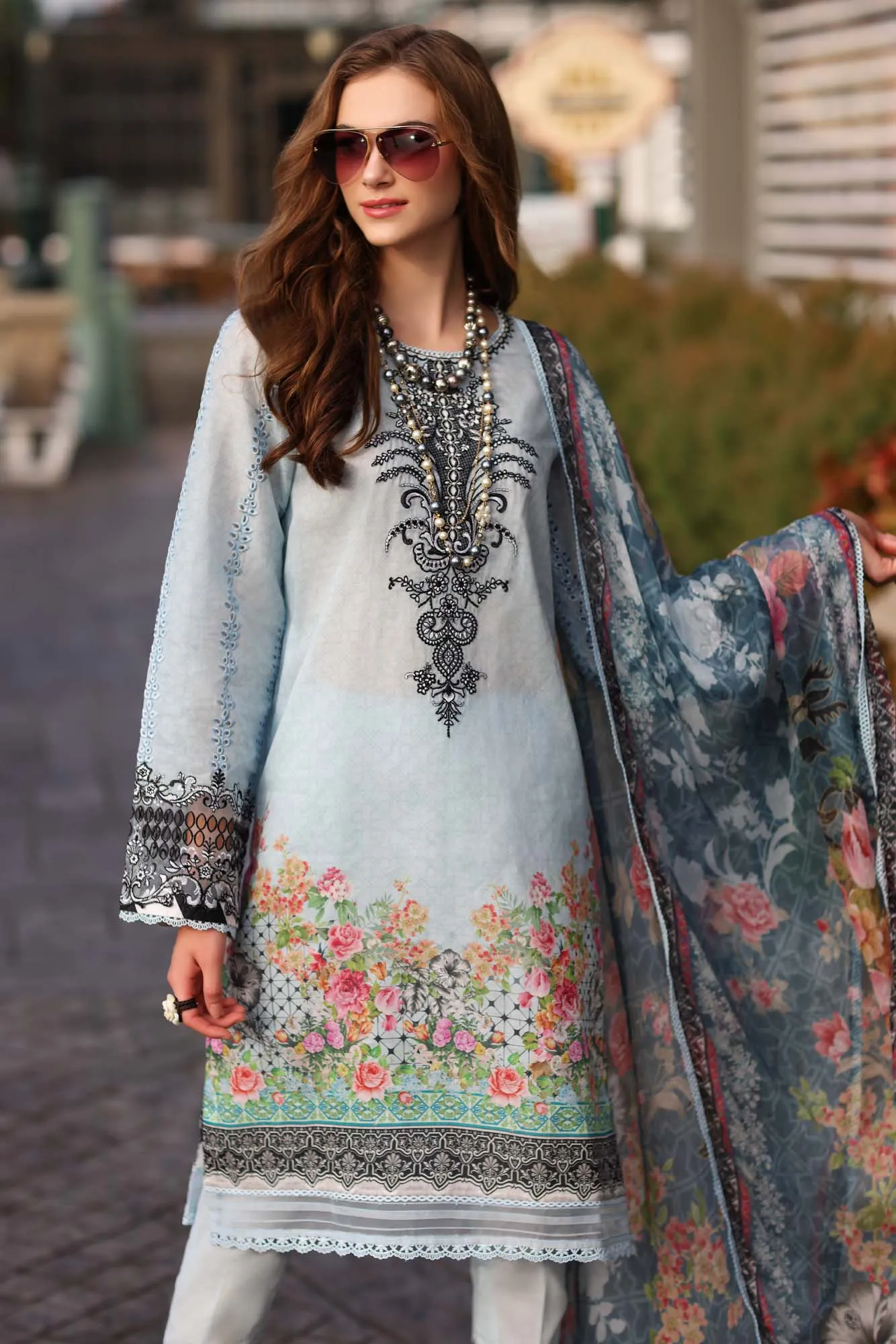 Noor by Saadia Asad Luxe PrintKari Lawn Collection – D7-B