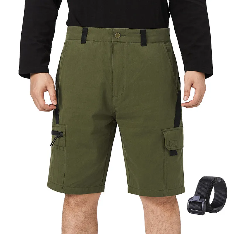 OUTDOOR COLORBLOCK 11'' INSEAM CARGO SHORTS WITHOUT BELT