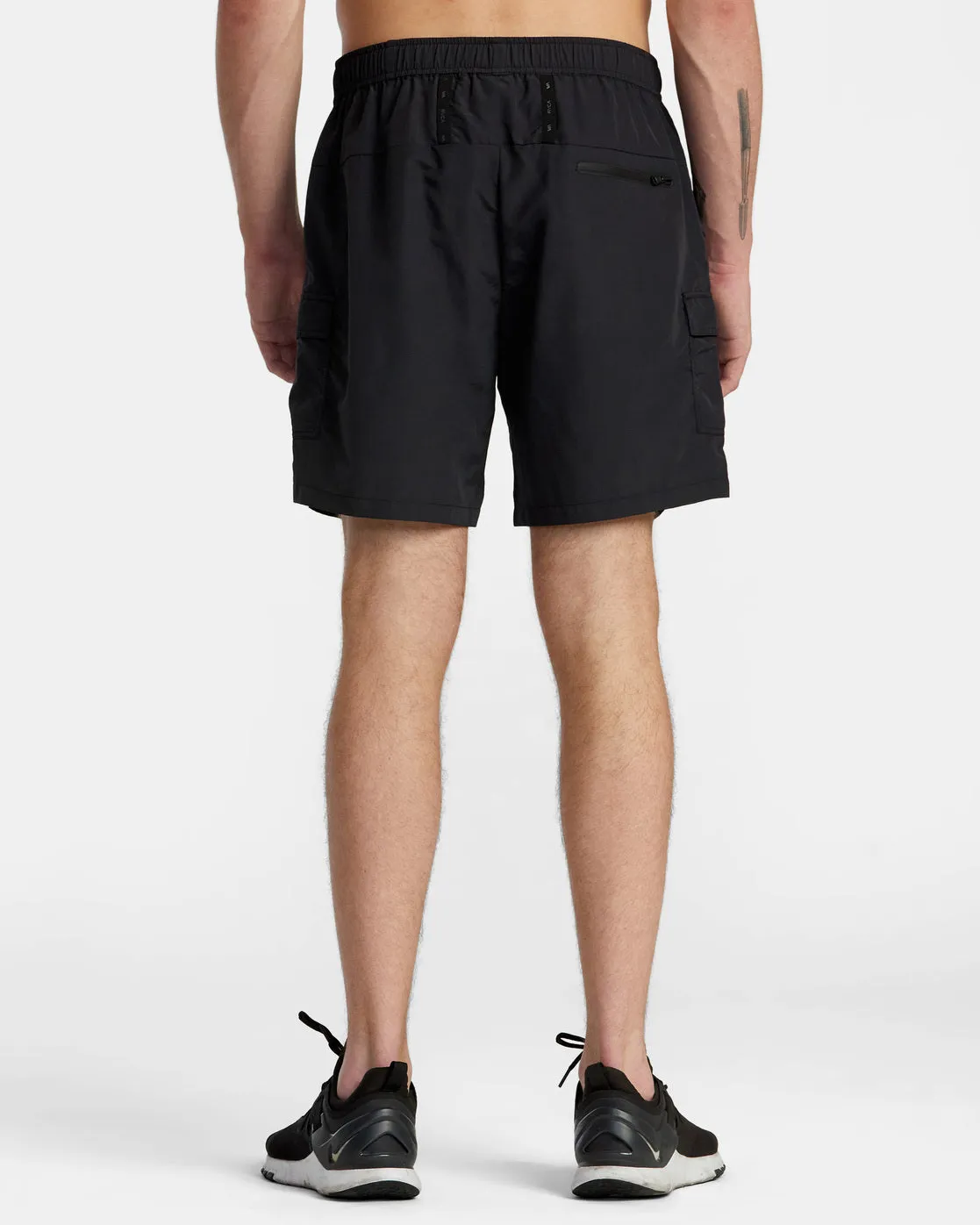 Outsider Packable Cargo Shorts Utility Shorts - Black