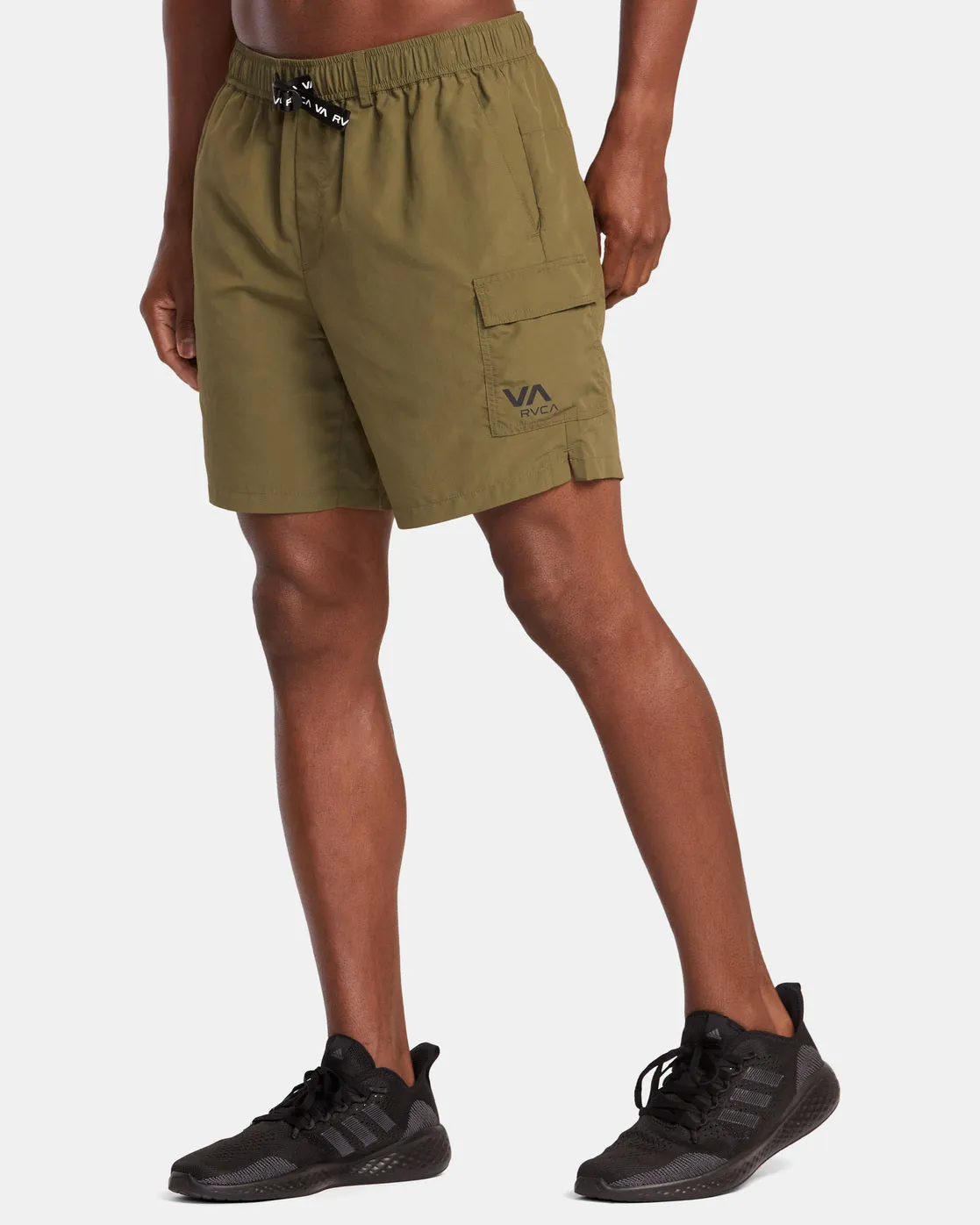 Outsider Packable Cargo Shorts Utility Shorts - Olive