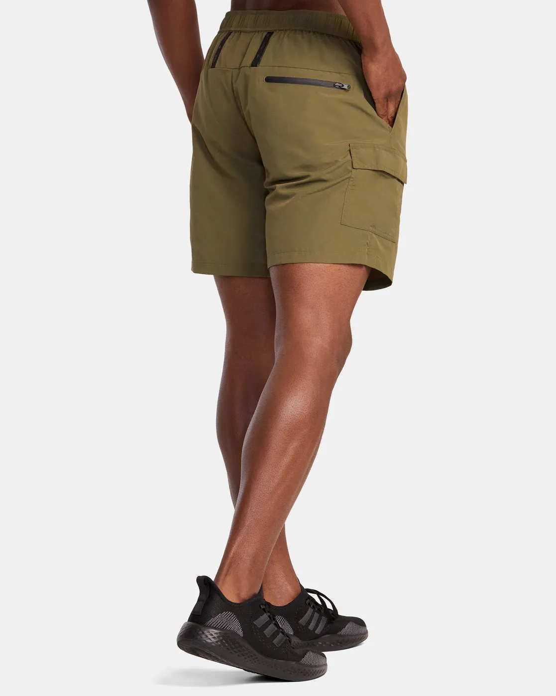 Outsider Packable Cargo Shorts Utility Shorts - Olive