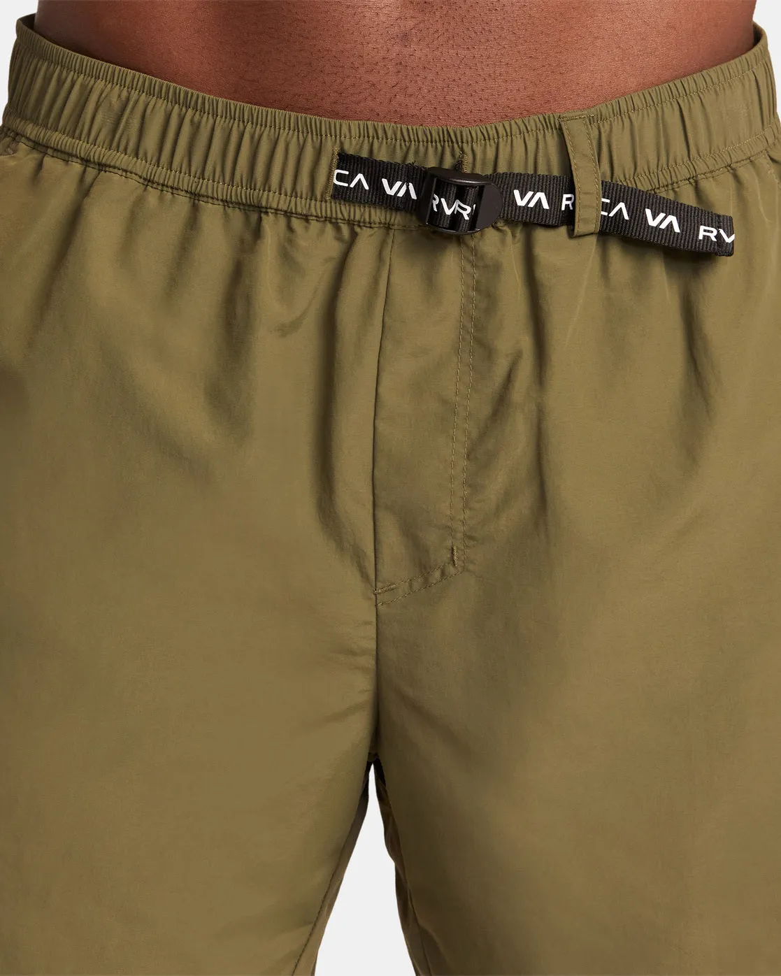 Outsider Packable Cargo Shorts Utility Shorts - Olive