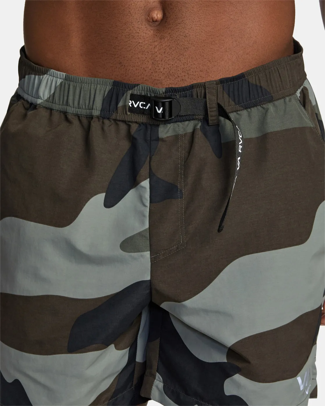 Outsider Packables 16" Lightweight Packable Shorts - Big Camo