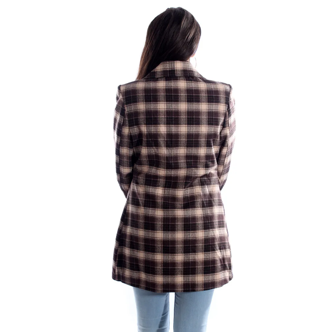 "Checked coat " -5989