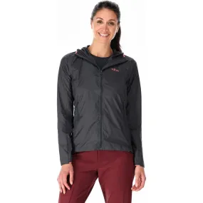 RAB Women's Vital Hoody Ultralight Windproof Shell Jacket for Hiking, Trail Running, and Climbing