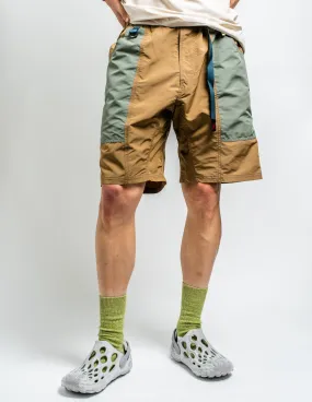 Shell Gear Short in Multi Tan