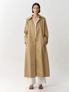 SILKINC Long Trench Coat (Venus silk trench)