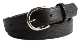 Soho Belt, (1.25") Shiny Silver Buckle