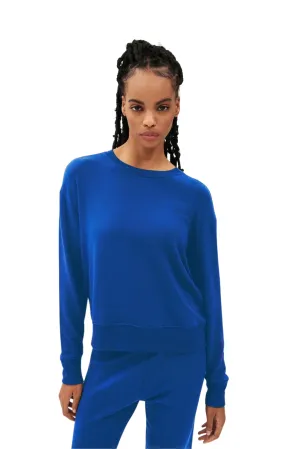 Sonja Fleece Sweatshirt Classic Blue