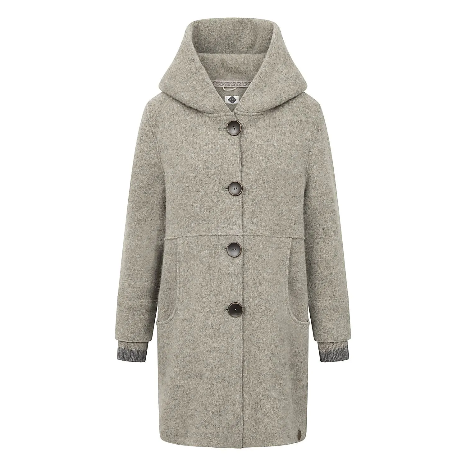 Stapf ANNIKA Grey Lero water-repellent Fine Wool Coat Made in Austria