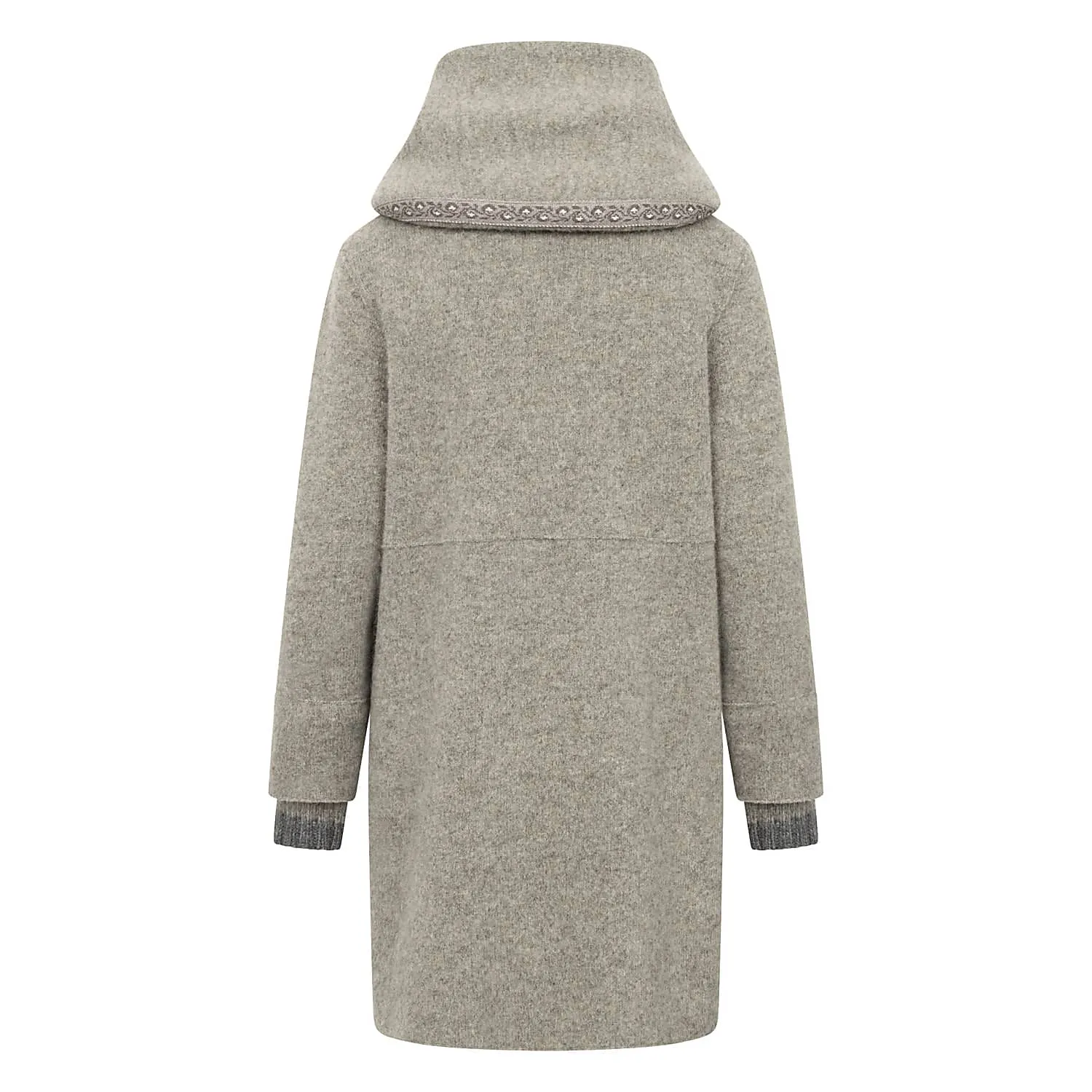 Stapf ANNIKA Grey Lero water-repellent Fine Wool Coat Made in Austria