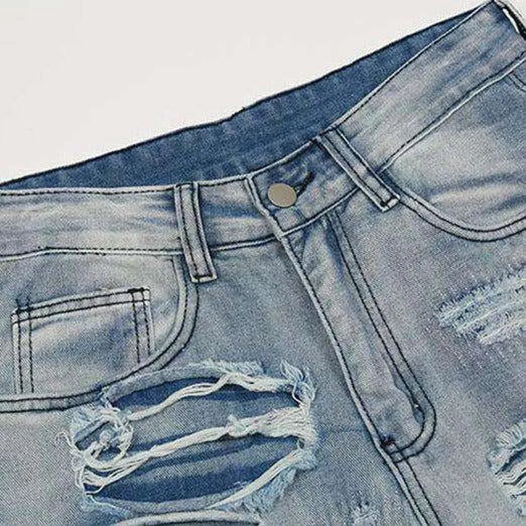 Street distressed jeans
 for women