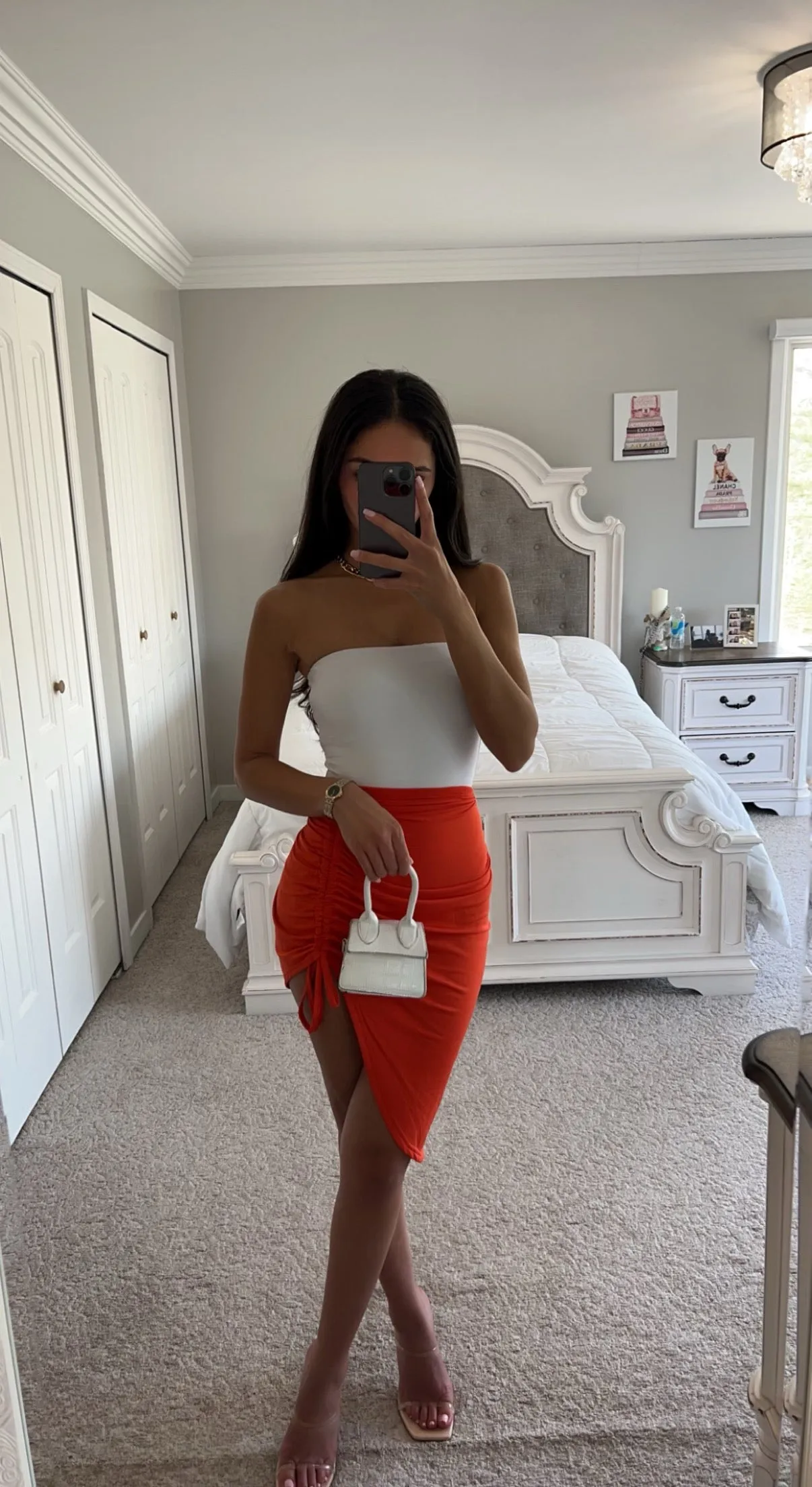 TANGERINE SKIRT