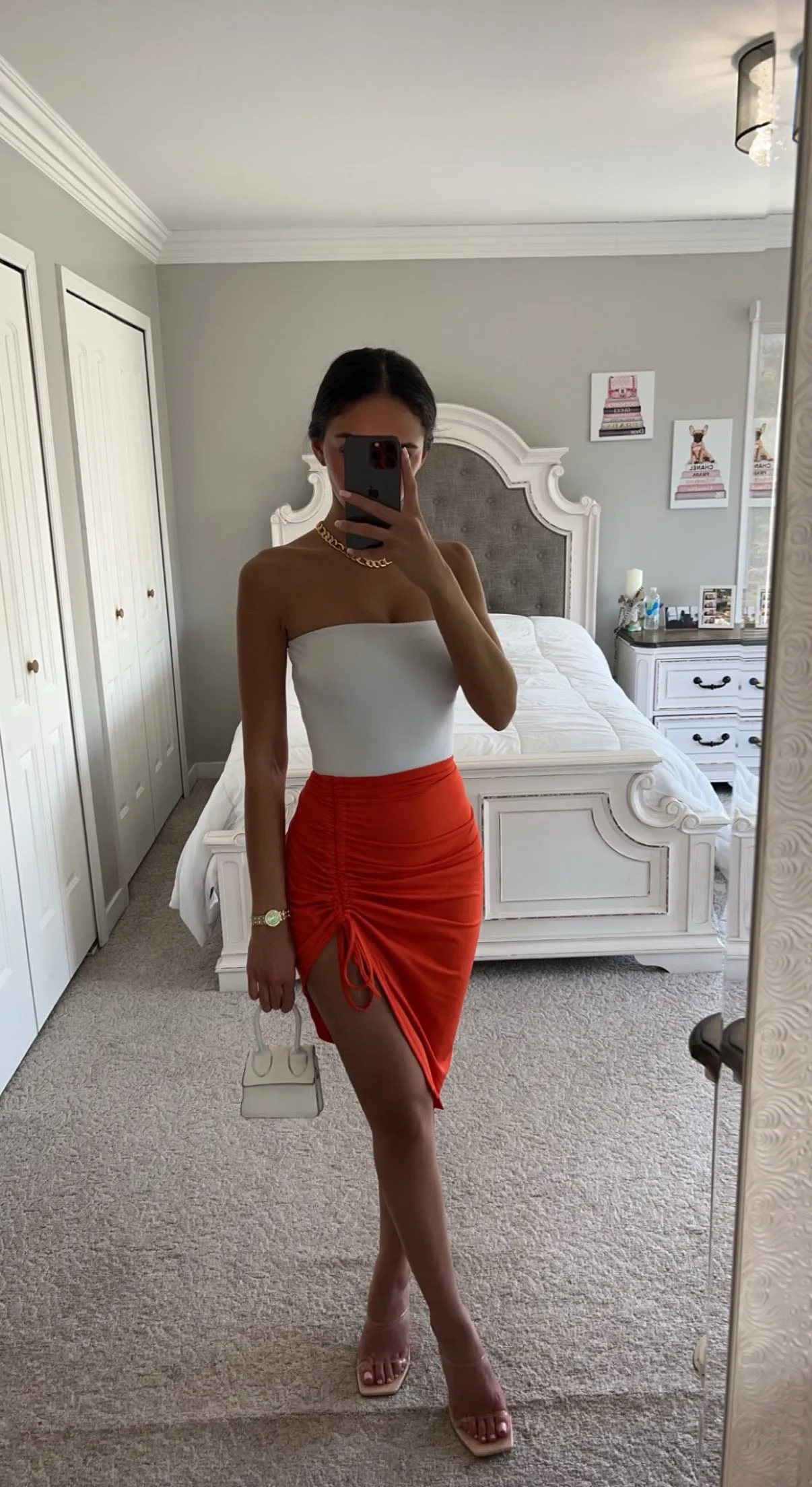 TANGERINE SKIRT