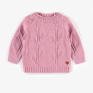 The Bella Knit Sweater - Pink - BABY