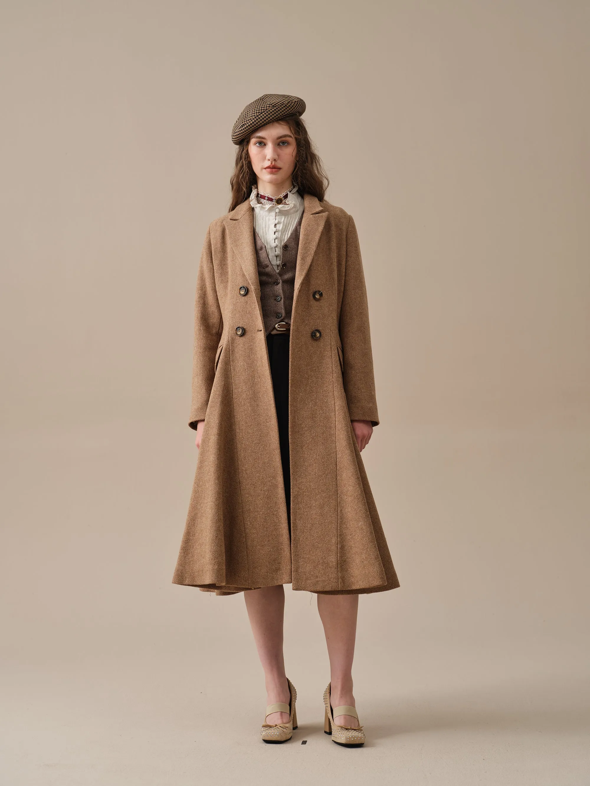 The Roman Holiday 17 | 100% wool classic coat