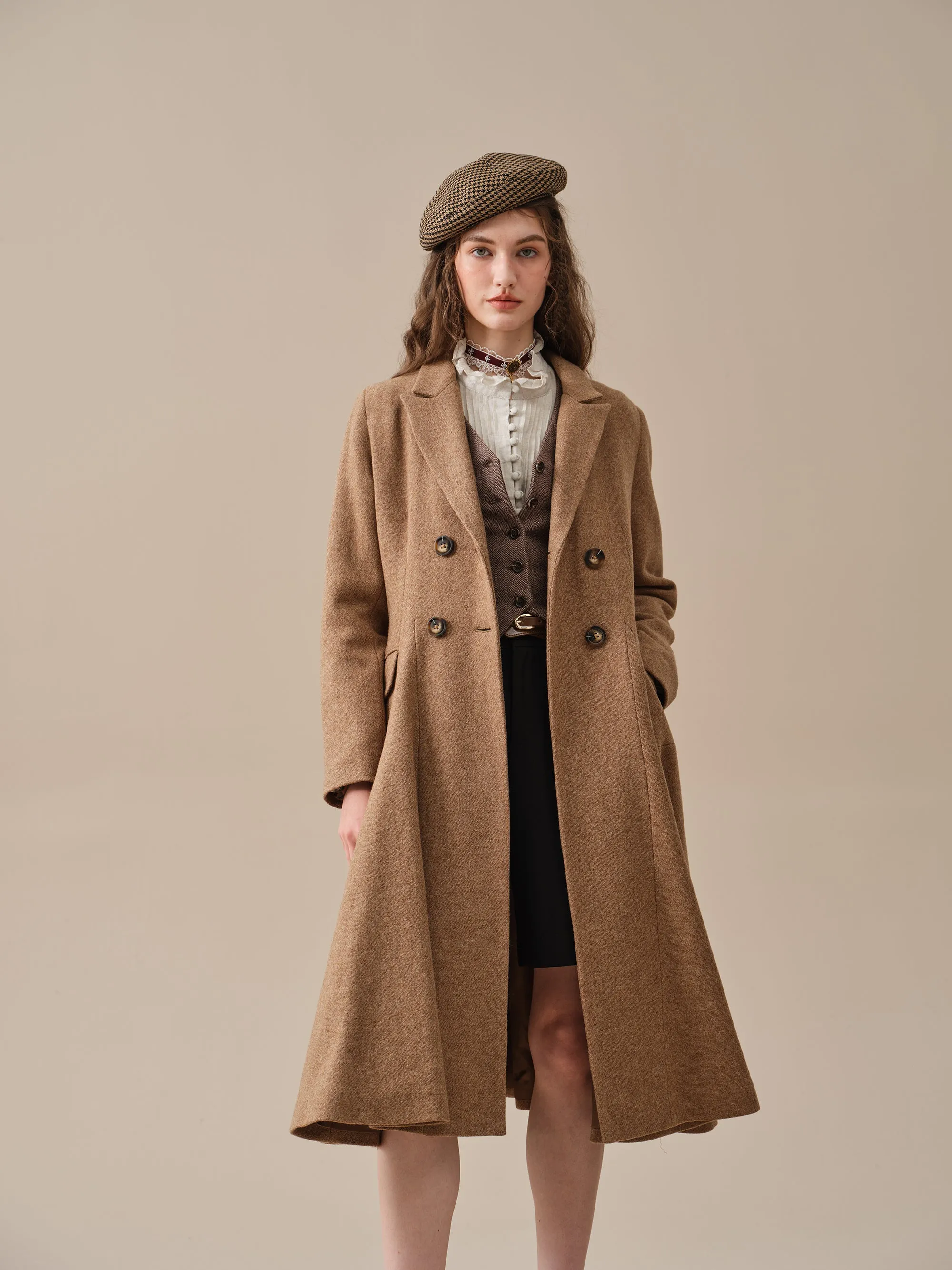 The Roman Holiday 17 | 100% wool classic coat