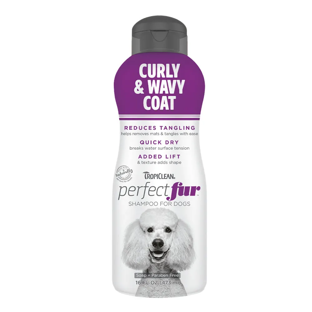 Tropiclean Perfectfur Curly & Wavy Coat Shampoo For Dogs