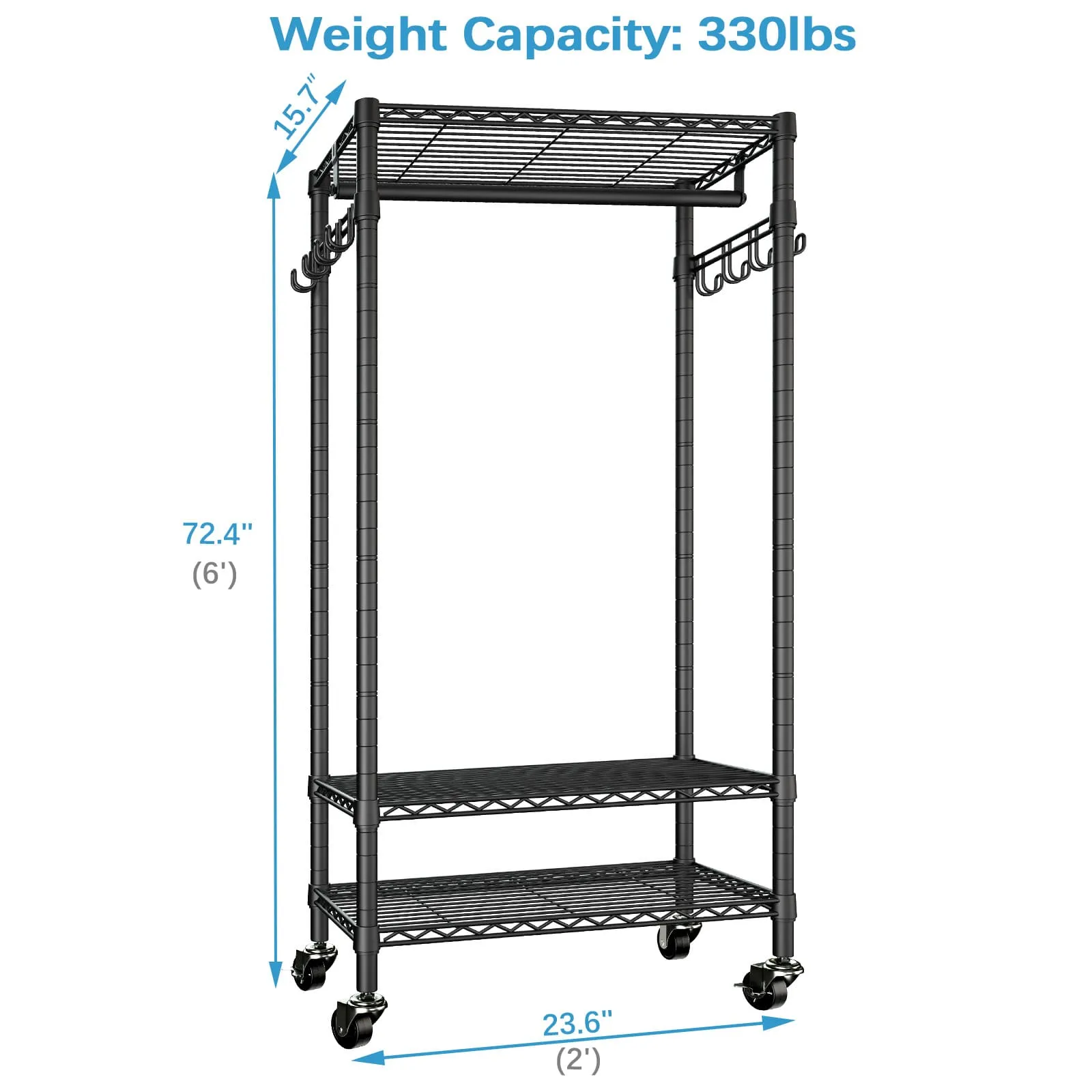 VIPEK R1 Rolling Garment Rack