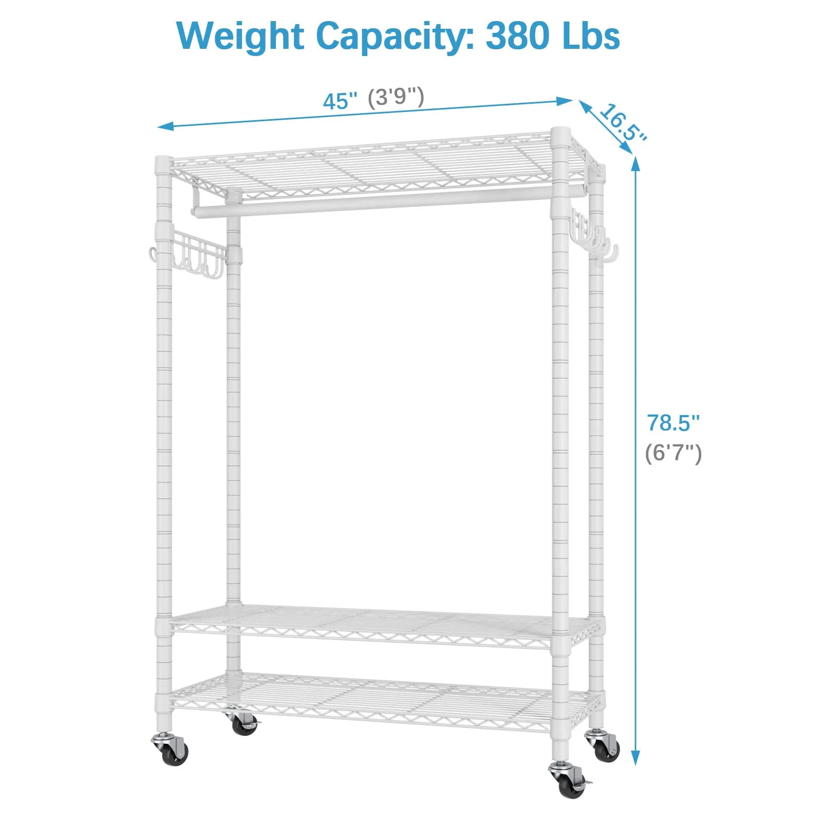 VIPEK R1 Rolling Garment Rack