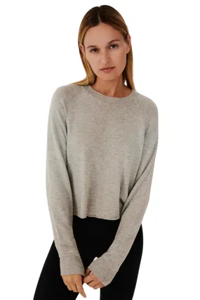 Warm Up Crop Fleece Sweatshirt