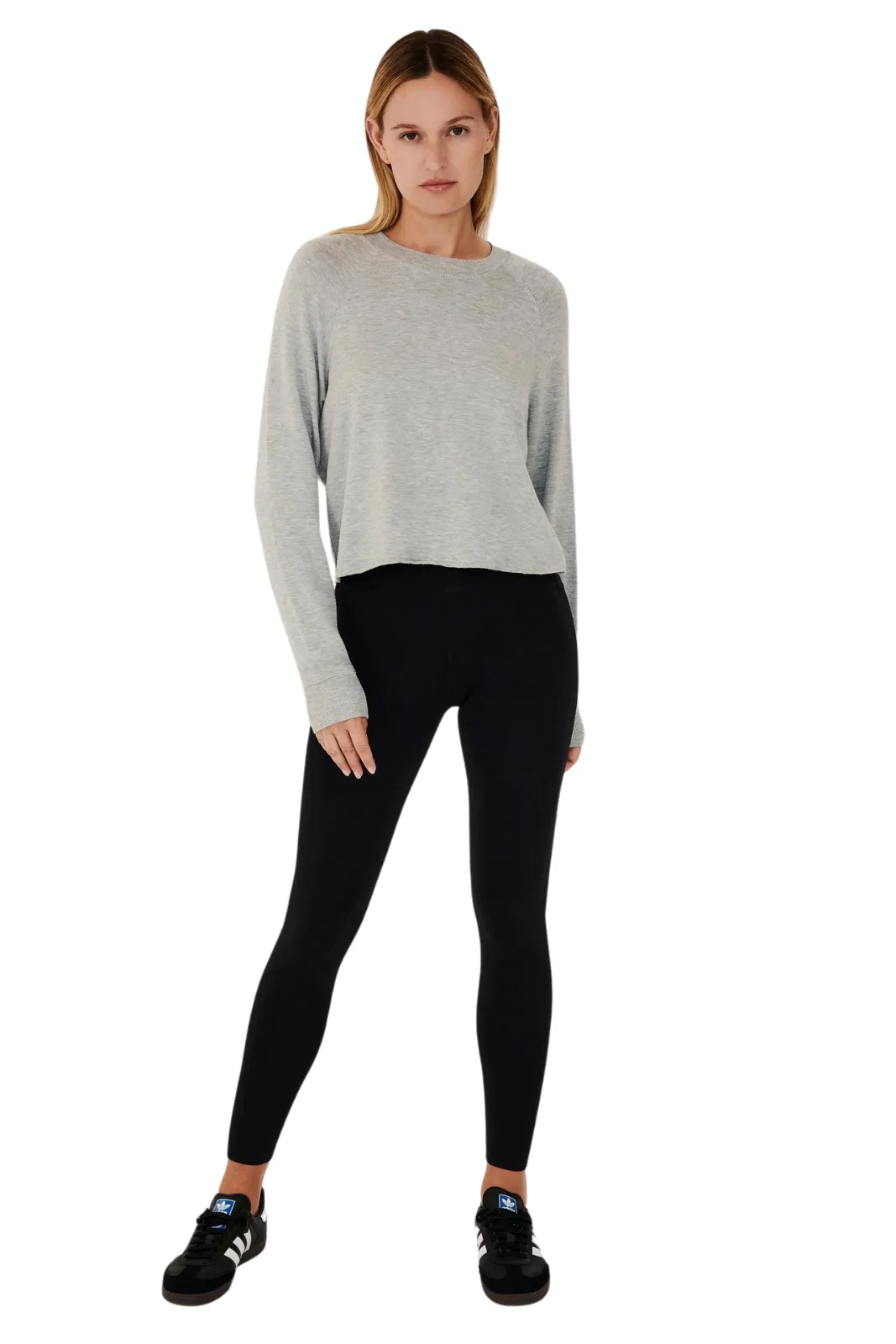 Warm Up Crop Fleece Sweatshirt