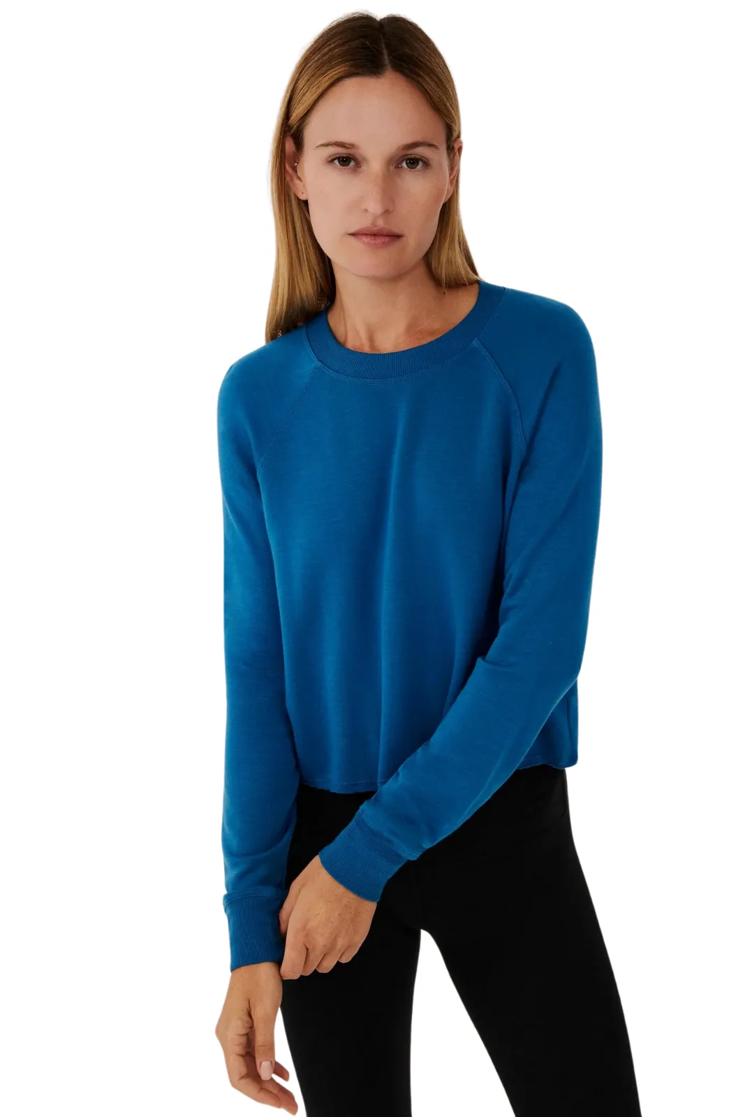 Warm Up Crop Fleece Sweatshirt