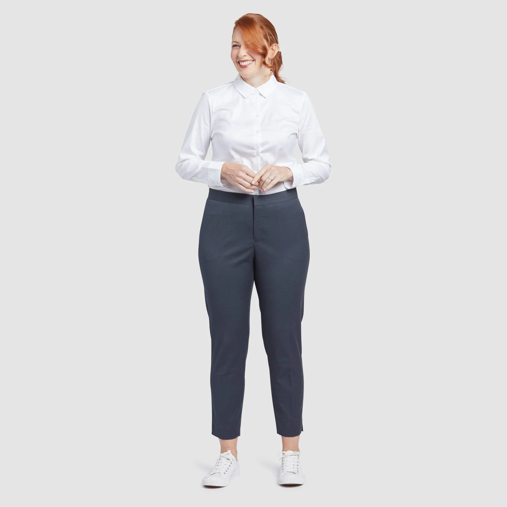 Women's Charcoal Gray Suit Pants