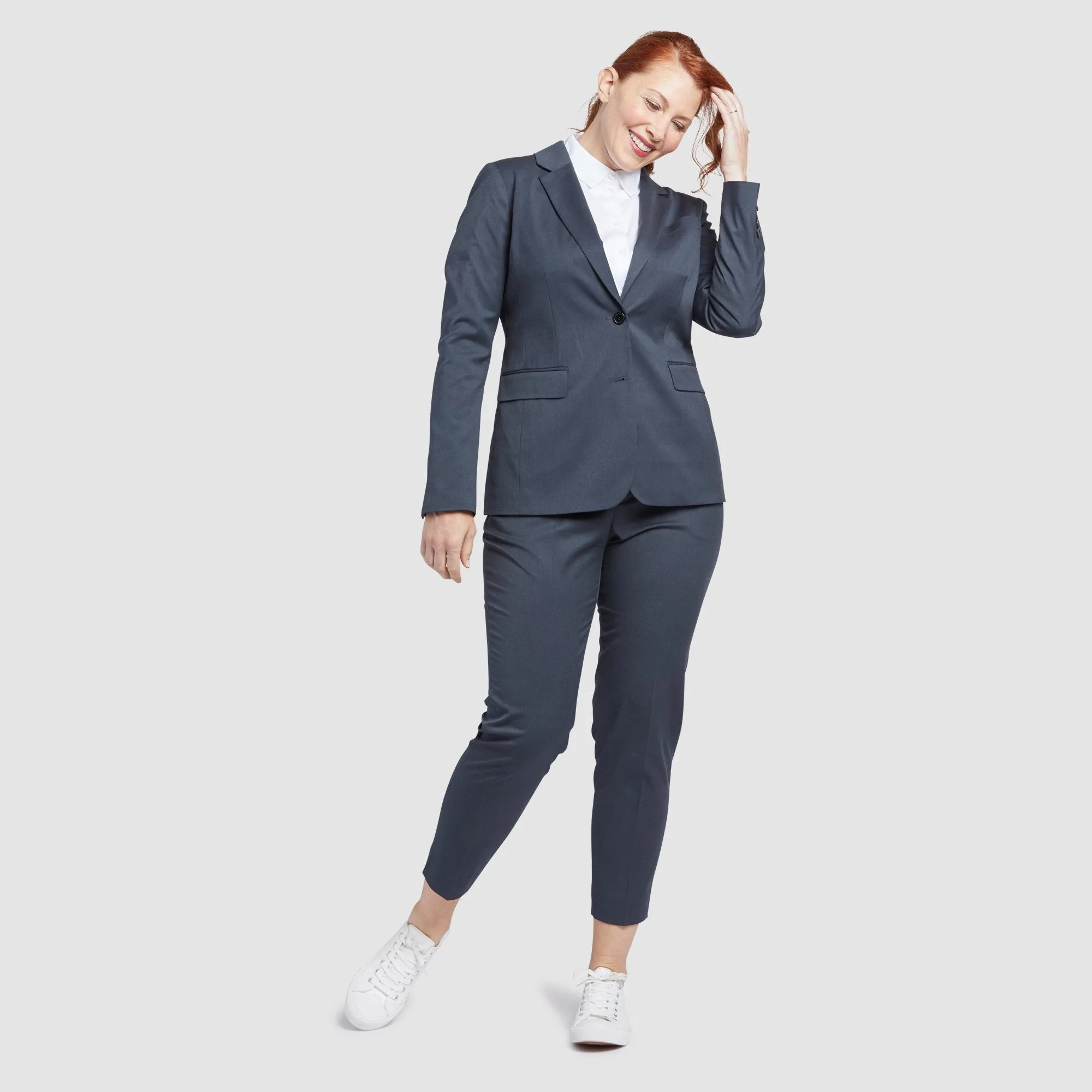 Women's Charcoal Gray Suit Pants